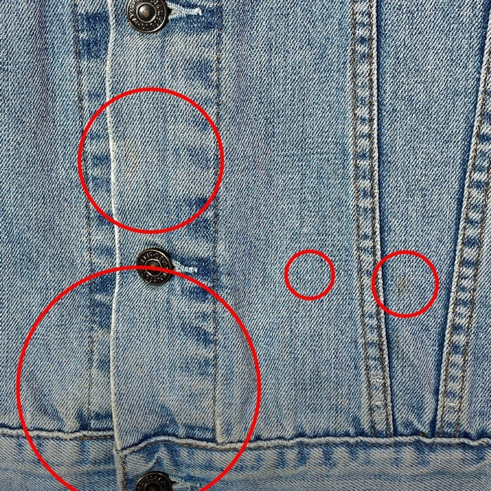 Levi’s リーバイス 70550-0476 01年製 ユーロリーバイス チュニジア製 トラッカージャケット Gジャン ライトインディゴ sizeL 瑞穂店