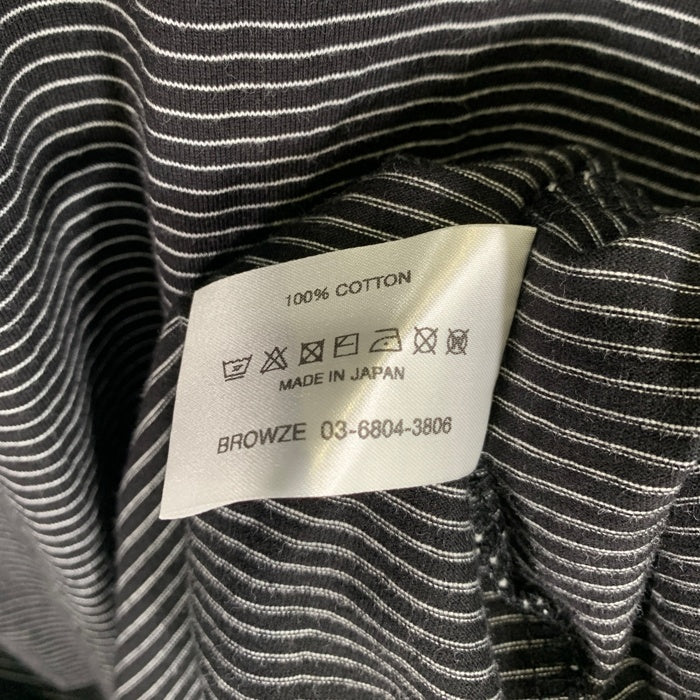 The Ennoy Professional エンノイ プロフェッショナル 23SS L/S Border T-Shirt ロングスリーブ ボーダーTシャツ ブラック SS23BRENCT04AM Size XXL 福生店