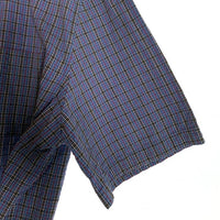 L.L.Bean エルエルビーン シアサッカー コットンチェックシャツ 半袖 ライトブルー 501959 Size XL-TALL 福生店