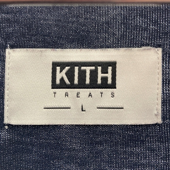 KITH キス TREATS Mosaic Rose L/S Tee モザイクローズ 長袖Tシャツ ネイビー sizeL 瑞穂店