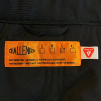 CHALLENGER チャレンジャー 23AW LOGO WORK JACKET ロゴワッペン ワークジャケット ブラック プリマロフト 中綿 CLG-JK 023-011 Size L 福生店