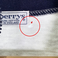 Burberrys バーバリー ハーフジップ プルオーバートップ グレー ノバチェック コットン イングランド製 Size L 福生店