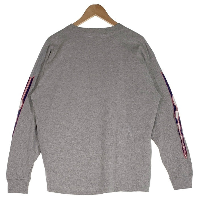 90's 00's NIKE ナイキ Newyork Rangers ニューヨーク レンジャース ロンT ロングスリーブ Tシャツ 長袖 Tシャツ グレー メキシコ製 Size L 福生店