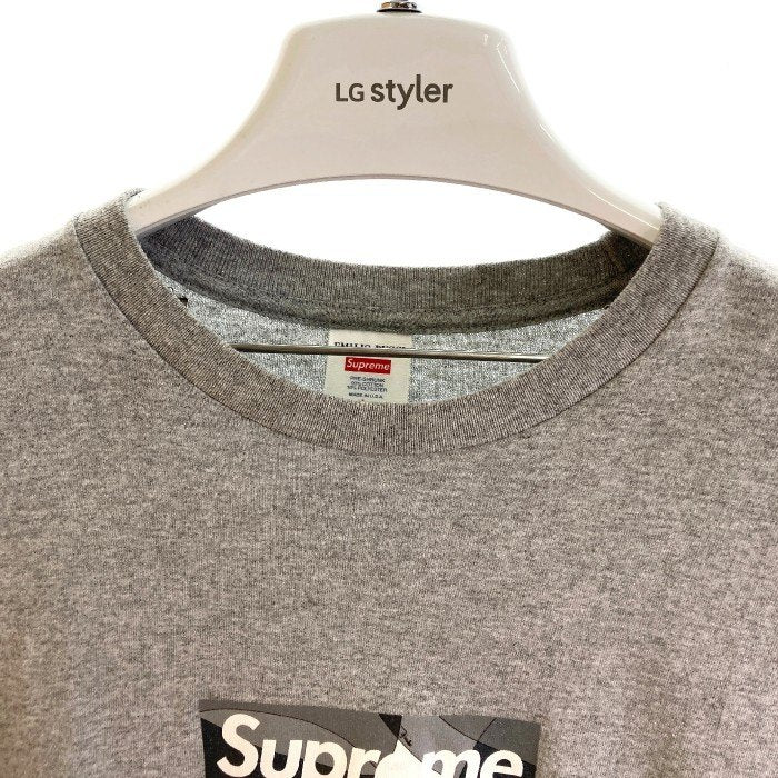 Supreme シュプリーム 21SS Emilio Pucci Box Logo Tee エミリオプッチ ボックスロゴ Tシャツ グレー sizeL  瑞穂店