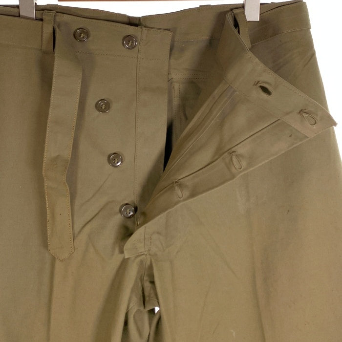 60's イタリア軍 モーターサイクルパンツ オーバーパンツ カーキ Size - 福生店