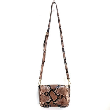 FURLA フルラ WB00393 マヤ クロスボディ パイソン柄 ミニショルダーバッグ ブラック 瑞穂店