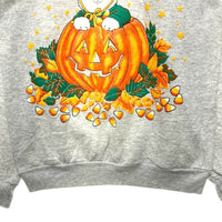 MBC USA製 ハロウィンプリント スウェットトレーナー グレー sizeL 瑞穂店