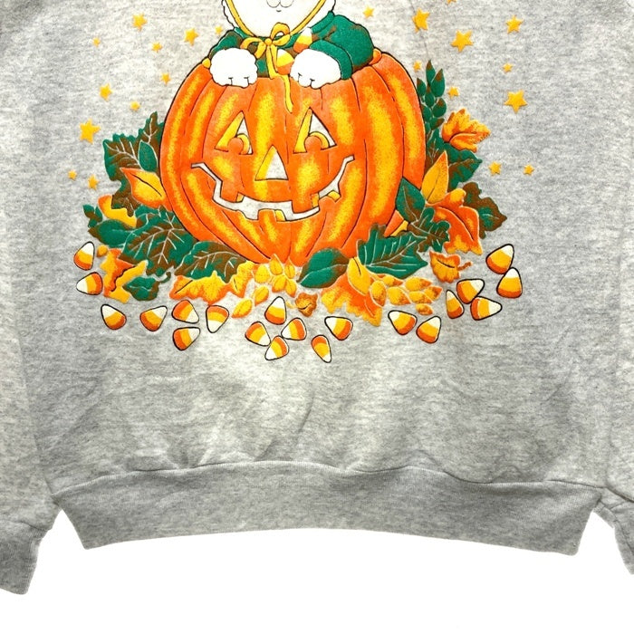 MBC USA製 ハロウィンプリント スウェットトレーナー グレー sizeL 瑞穂店