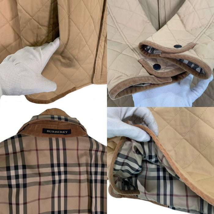 BURBERRY バーバリー リバーシブルジャケット キルティング 中綿 ベージュ ノバチェック BBP16-300-50 Size L 福生店