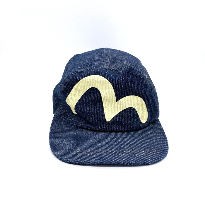 EVISU エヴィス 初期タグ カモメペイント デニム5パネルキャップ 帽子 インディゴ 瑞穂店