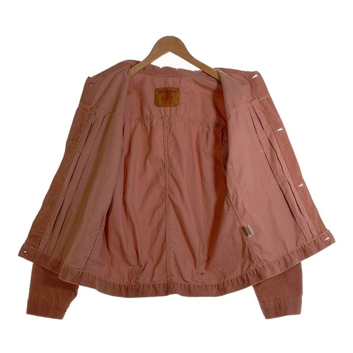 TCB JEANS ティーシービージーンズ S40’s Cords JKT WW2 1st コーデュロイジャケット 大戦 Tバック サーモンピンク Size 44 福生店