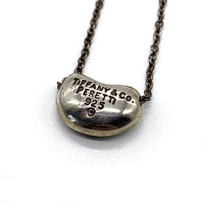 Tiffany&Co. ティファニー ビーンズ ペンダントトップ チェーンネックレス SV925 レディース Size 40cm 福生店