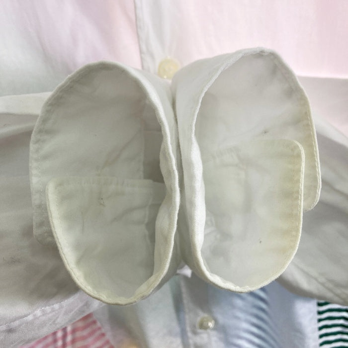 COMMEdesGARCONS HOMME PLUS コムデギャルソンオムプリュス PK-B010 23SS ストライプパッチシャツ ホワイト sizeS ※襟・袖にシミ 瑞穂店