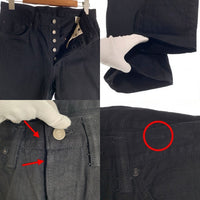 SUGAR CANE シュガーケーン Lot 470 ブラックデニムパンツ ストレート SC41470 Size 30×34 福生店