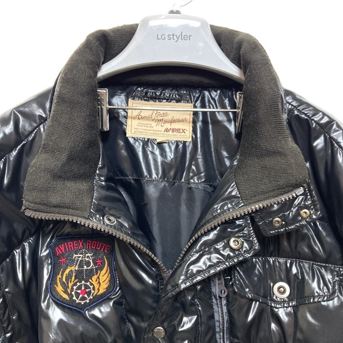 AVIREX アヴィレックス 6122074 中綿ジャケット ブラック size5L 瑞穂店