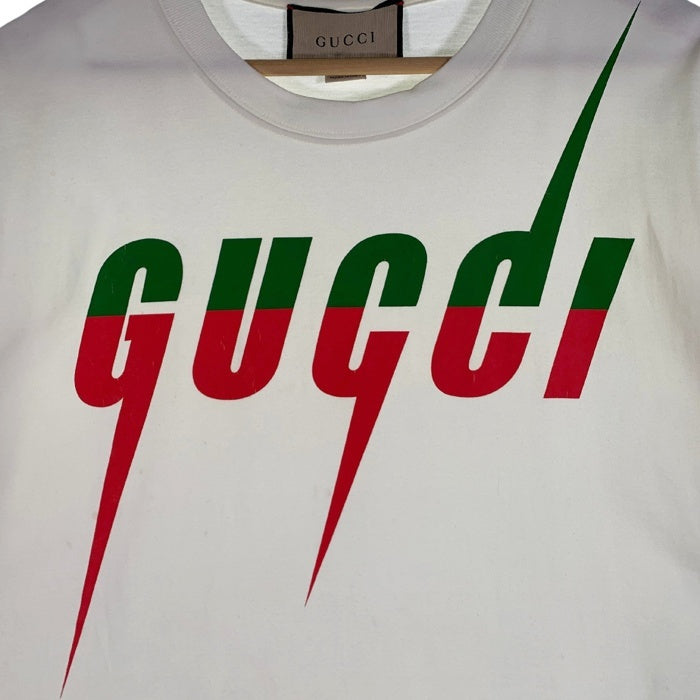 Gucci グッチ ブレードプリントTシャツ ホワイト 565806 XJAZY Size M 福生店