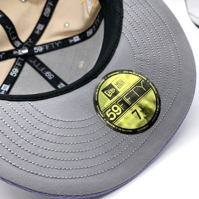 Supreme シュプリーム 25SS NEW ERA ニューエラ 59FIFTY Championship Box Logo チャンピオンシップ ボックスロゴベースボールキャップ ベージュ ライトブルー Size 7 1/2 福生店