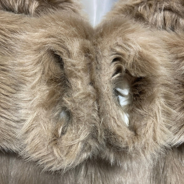 BANANAREPUBLIC バナナリパブリック FAUX FUR SHORT JACKET ファージャケット ブラウン sizeS 瑞穂店