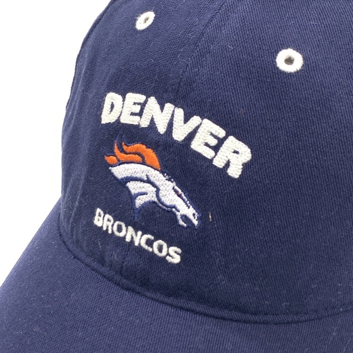 00's NFL デンバー・ブロンコス コットン 6パネルキャップ ネイビー SPL.28 福生店