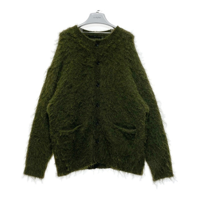 O0u オー・ゼロ・ユー Ou020144YG モヘア カーディガン カーキ sizeF 瑞穂店