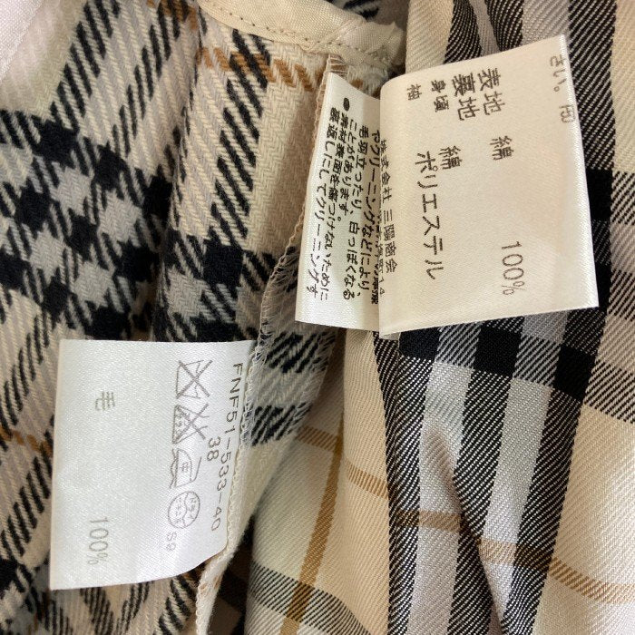 BURBERRY BLUE LABEL バーバリー ブルーレーベル FNF51-533-40 ライナー付き トレンチコート ベージュ size38 瑞穂店