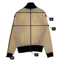 NASTOYS ナストイズ Pilotr Jacket パイロットジャケット アイボリー ジャージ素材 トラック Size L 福生店
