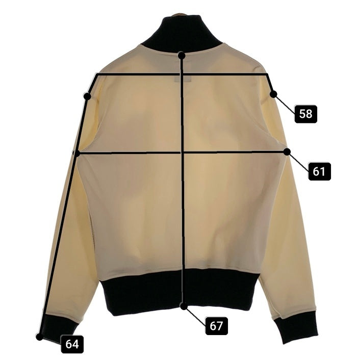 NASTOYS ナストイズ Pilotr Jacket パイロットジャケット アイボリー ジャージ素材 トラック Size L 福生店