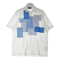 COMME des GARCONS HOMME コムデギャルソンオム HQ-T034 パッチワーク ポロシャツ ホワイト sizeS 瑞穂店