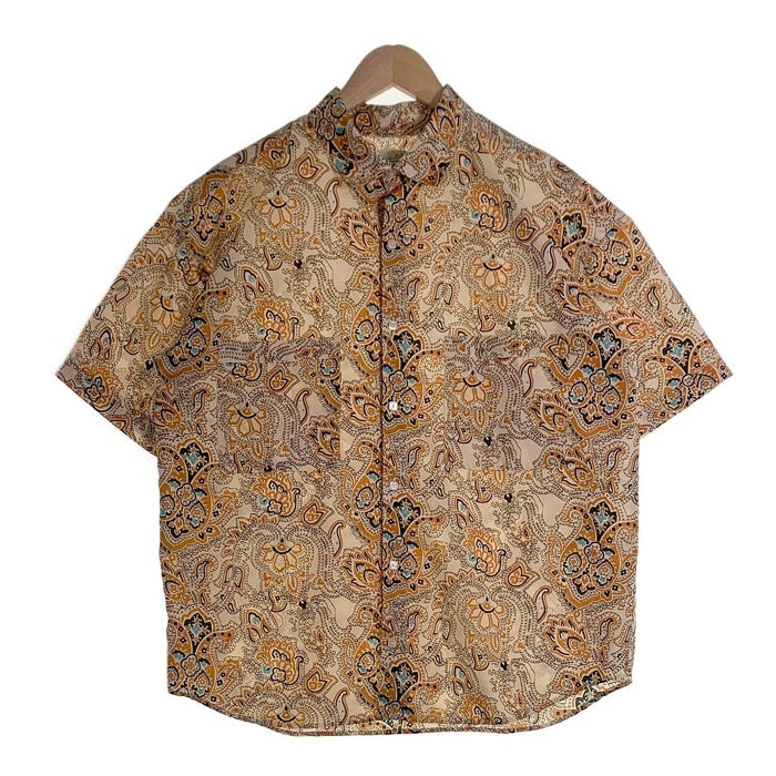 TENDERLOIN テンダーロイン 19SS PE PRINT SHT S/S ペイズリー 半袖 シャツ オレンジ Size S 福生店