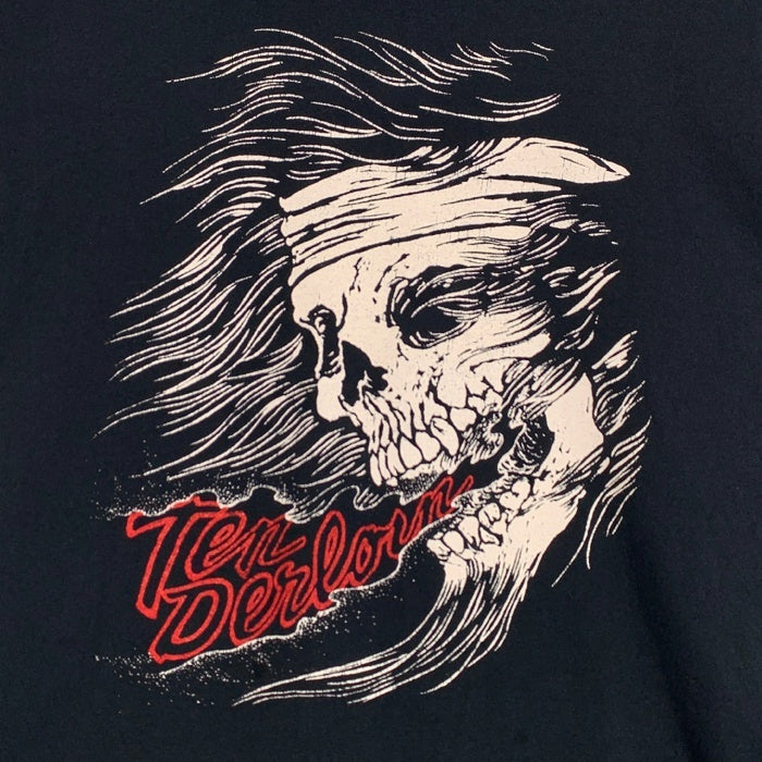 TENDERLOIN テンダーロイン T-TEE L/S LHS ロングヘアースカル プリント ロングスリーブTシャツ ブラック Size XL 福生店