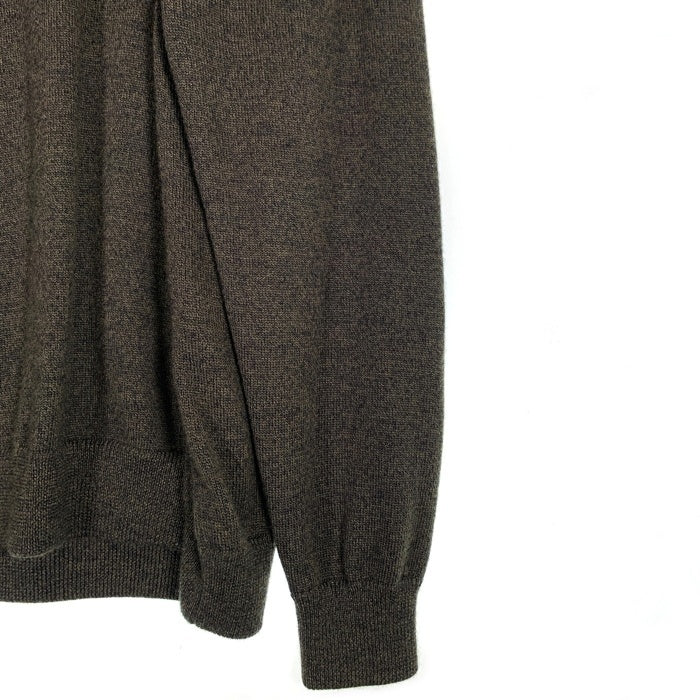 Brooks Brothers ブルックスブラザーズ ウール ハーフジップ プルオーバーニットセーター モスグリーン Size XL 福生店