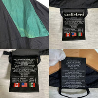 80-90’s adidas アディダス ナイロン トラックジャケット ブラック グリーン Size L 福生店