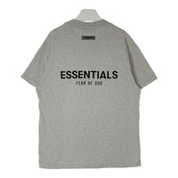 ESSENTIALS エッセンシャルズ モックネック フロッキープリント Tシャツ グレー sizeM 瑞穂店