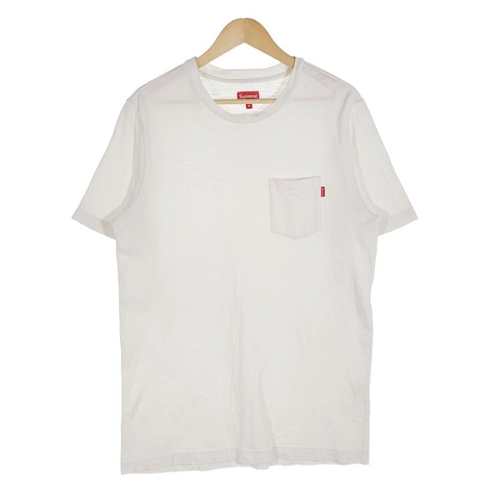 SUPREME シュプリーム Pocket Tee ポケットTシャツ ホワイト ワングラム Size M 福生店
