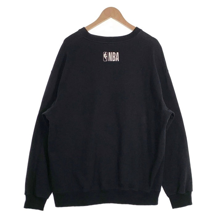 BAYFLOW ベイフロー NBA シカゴ・ブルズ クルーネックスウェットトレーナー プリント ブラック BM2401TO05 Size 4 福生店