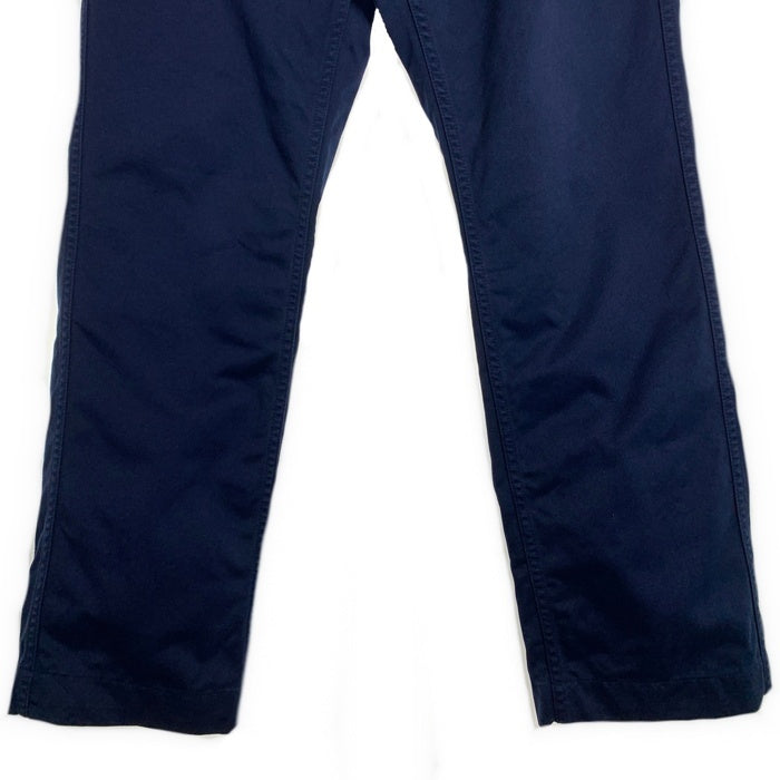 BURGUS PLUS バーガスプラス HINOYA ORIGINAL ヒノヤオリジナル BUTTON FLY CHINO PANTS ボタンフライ チノパンツ ネイビー Lot.401 Size 32 福生店