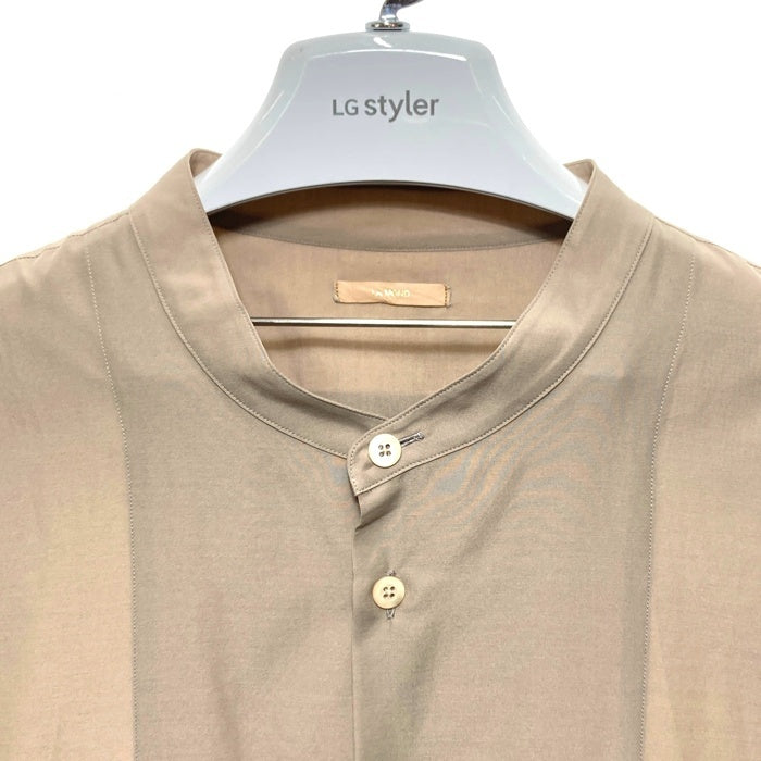 LA MOND ラモンド バンドカラーシャツ 長袖 ベージュ LM-S-035 Size 4 瑞穂店