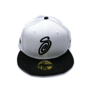 STUSSY ステューシー x New Era ニューエラ 1311008 CURLY S 59FIFTY CAP カーリーS キャップ ホワイト size60.6cm 瑞穂店