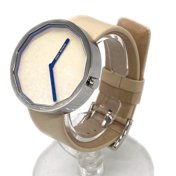 ISSEY MIYAKE イッセイミヤケ VJ20-0020 TWELVE by Naoto Fukasawa ベージュ 腕時計 瑞穂店