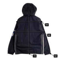 adidas アディダス ADIBREAK WB ウインドブレーカー ジャケット ブラック スナップボタン ポリエステル IY4845 Size L 福生店
