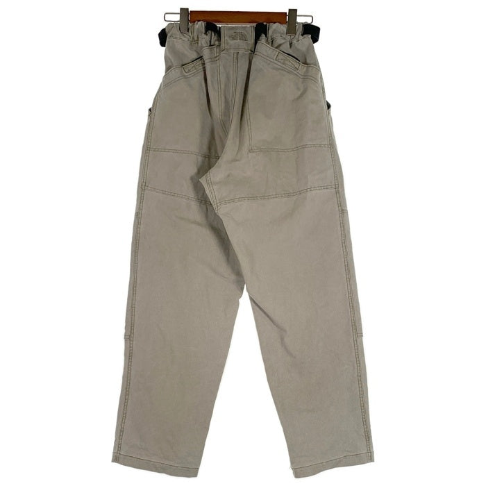 80-90's THE NORTH FACE ノースフェイス ダック地 ダブルニーイージーパンツ カーキ NT-6382 日本製 Size L 福生店