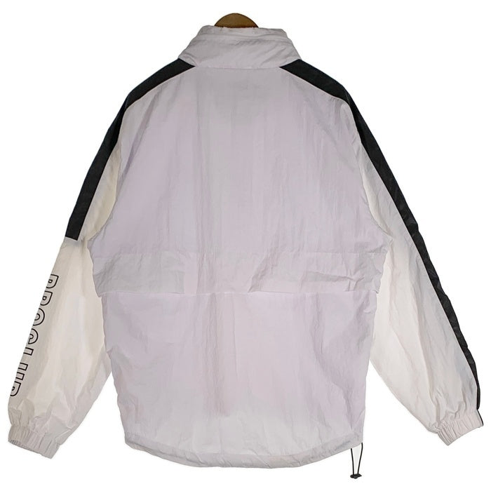PRO CLUB プロクラブ FULL COURT WIND BREAKER JACKET ジップアップ ナイロン ジャケット ホワイト Size M 福生店