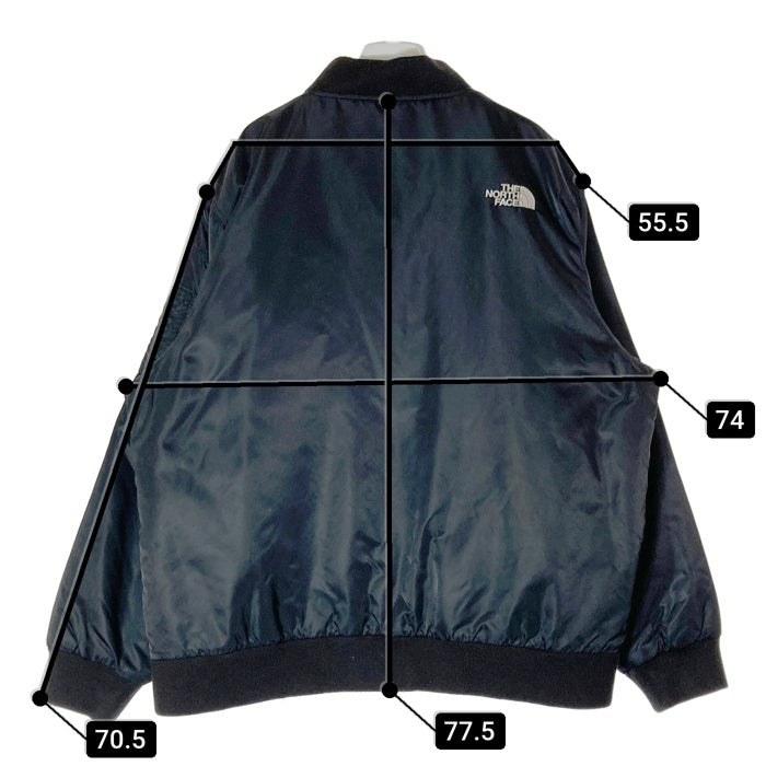 THE NORTH FACE ノースフェイス NY01470 Q THREE JACKET MA-1 フライト ジャケット ブラック sizeXXL 瑞穂店