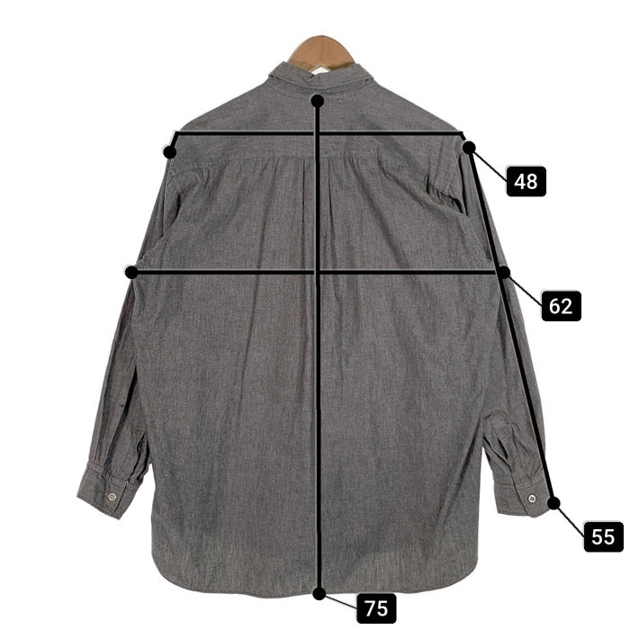 COMME des GARCONS HOMME コムデギャルソンオム シャンブレーシャツ グレー Size L 相当 福生店