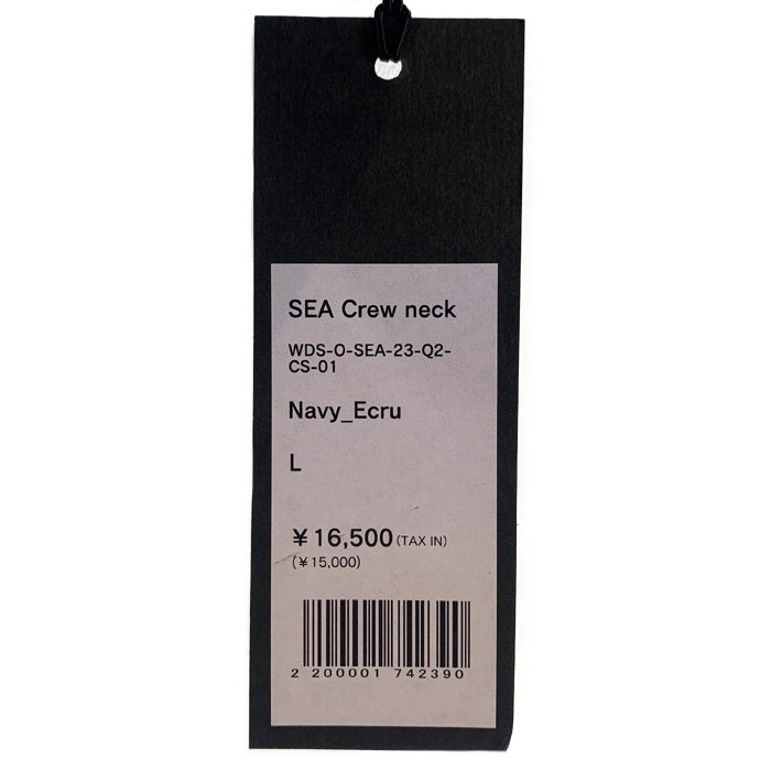 WIND AND SEA ウィンダンシー 22AW SEA CREW NECK プリント クルーネックスウェットトレーナー ネイビー Size L 福生店