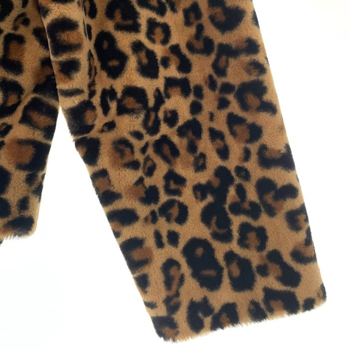 GUESS ゲス 18AW atmos アトモス Fake Fur Jacket レオパード フェイクファー ジャケット M13W8610AT Size L 福生店