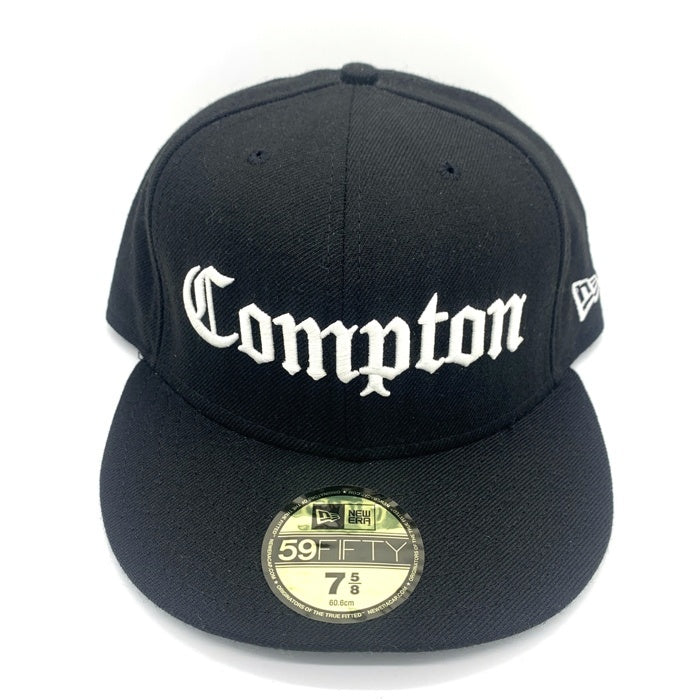 NEW ERA ニューエラ 59FIFTY Compton コンプトン MLBロゴなし  ベースボールキャップ ブラック Size 7 5/8 (60.6cm) 福生店