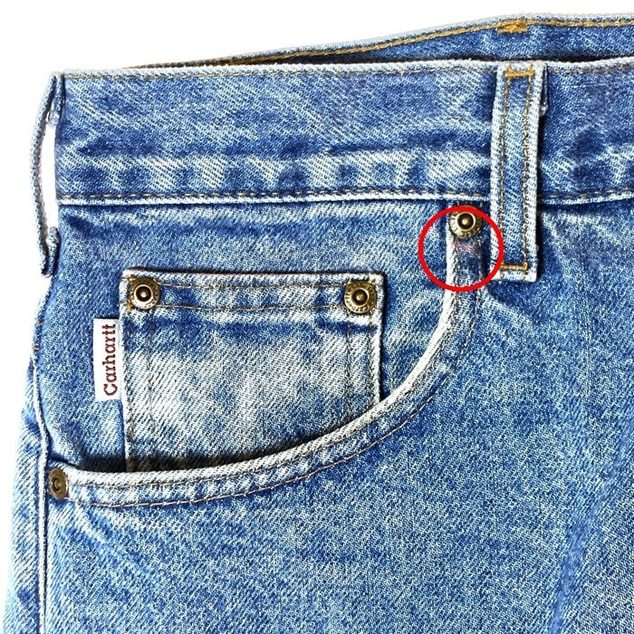 Carhartt カーハート B17STW 00's メキシコ製 テーパードデニム インディゴ size44x30 瑞穂店