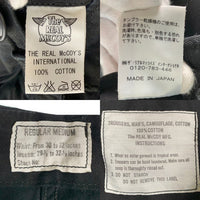 THE REAL McCOY`S リアルマッコイズ DYED BLACK TIGERSHORTS カーゴショーツ ショートパンツ ブラック Size M-R 福生店