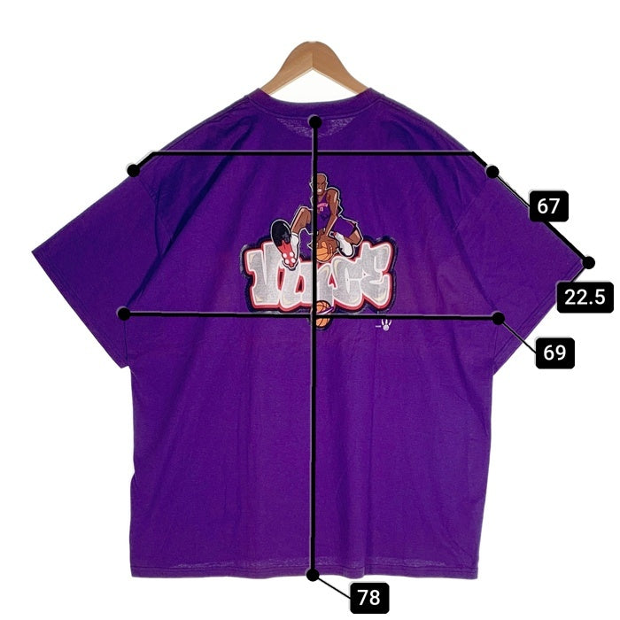 90's 00's NIKE ナイキ Vince Carter ヴィンス カーター NBA 半袖 Tシャツ パープル USA製 Size XXL 福生店